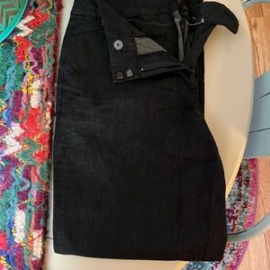 Ann Taylor P8 thin denim slacks